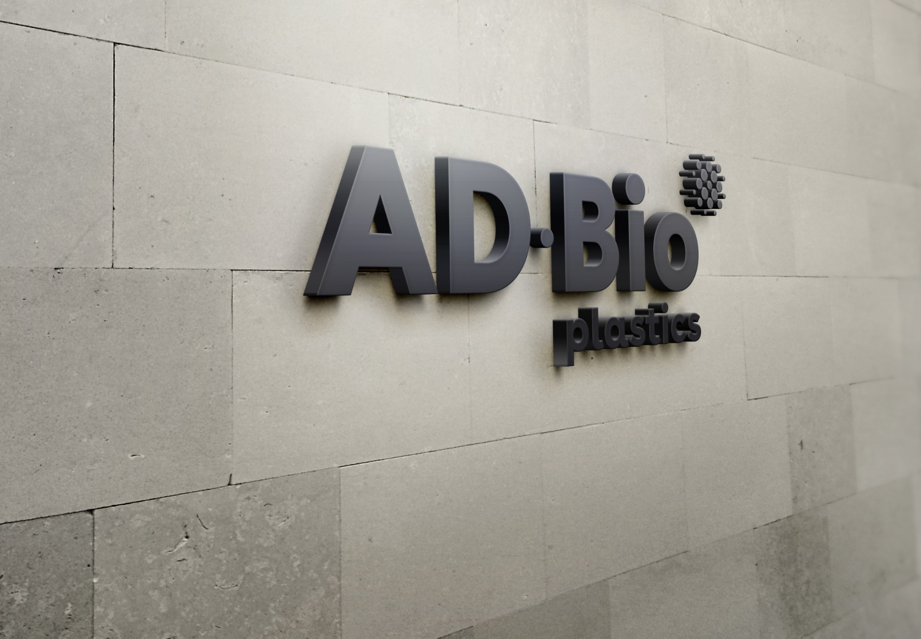 Logo en la sede de ADBioplastics