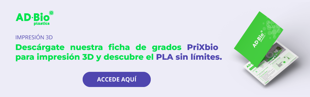 Ficha de grados bioplásticos PriXbio para impresión 3D de ADBioplastics